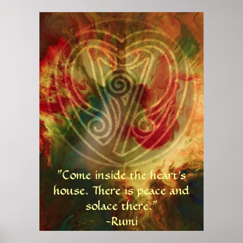 Inner Song_Rumi and Poetic Art Poster
