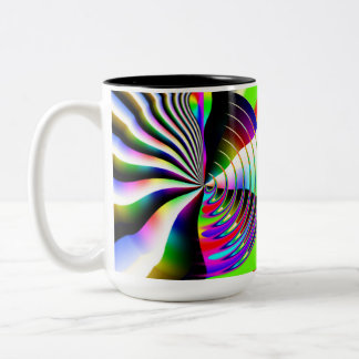 INNER SPACE VOYAGE (you may change the words) Two-Tone Coffee Mug