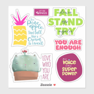 Inner Spark Custom-Cut Vinyl Affirmation Stickers