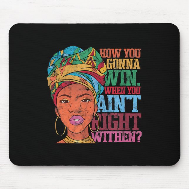 Inner - Victory - Truth Uni-adults - Black - Small Mouse Pad (Front)