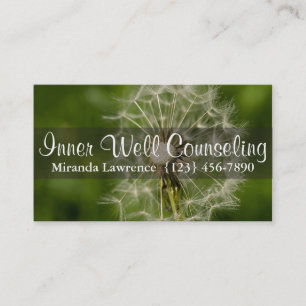 Inner Well Counseling Therapy Therapist Business Card