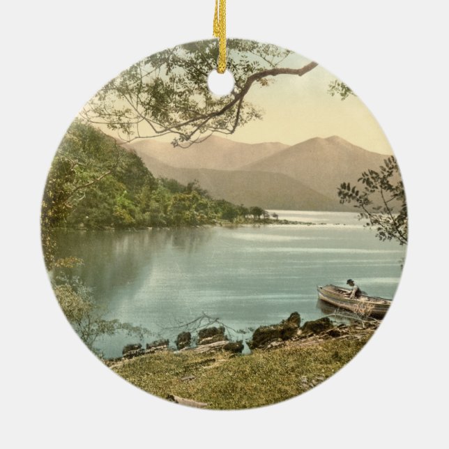 Innisfallen, Killarney, County Kerry, Ireland Ceramic Ornament (Back)