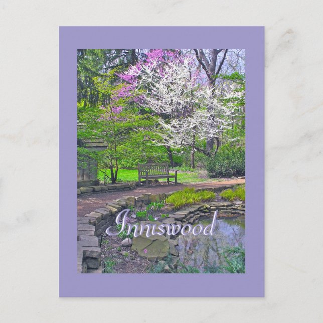 INNISWOOD GARDENS, BEAUTIFUL IN SPRING POSTCARD (Front)
