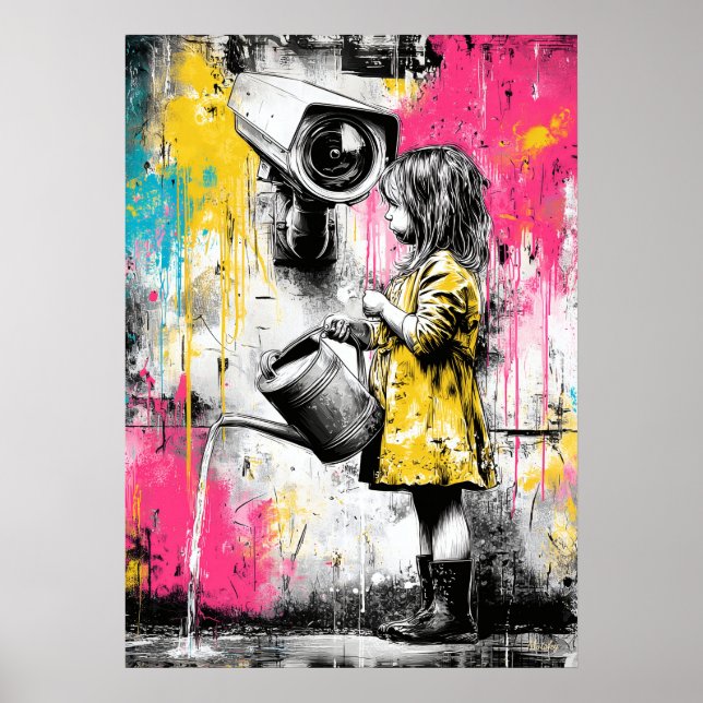 Innocence and Observation Contemporary Conceptual  Poster (Front)