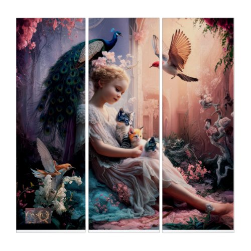 Innocence and Whimsy Triptych