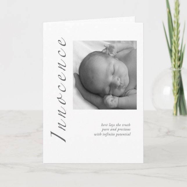 Innocence Baby Card (Front)
