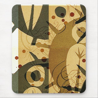 Innocence in Extremis Brown Grunge Mouse Pad