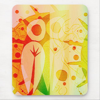 Innocence in Extremis Pastel Grunge Mouse Pad