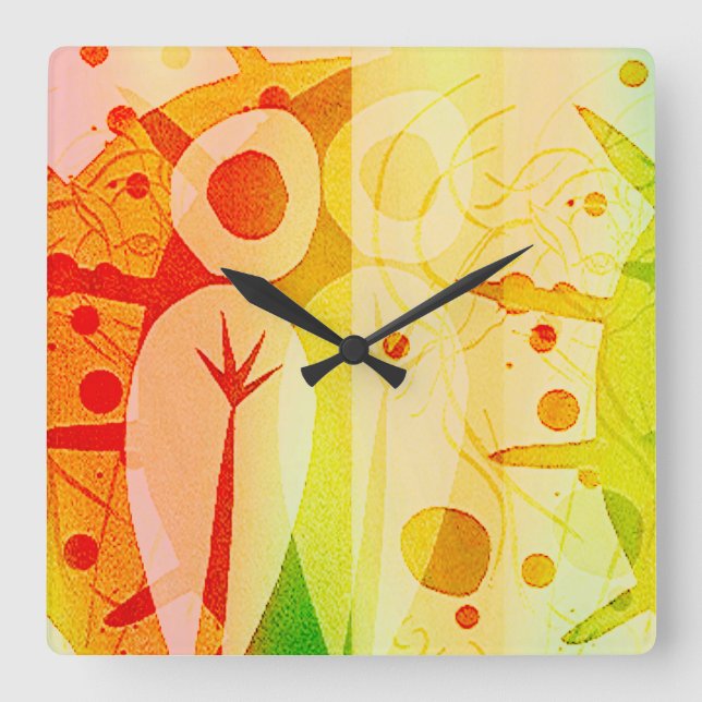 Innocence in Extremis Square Wall Clock (Front)