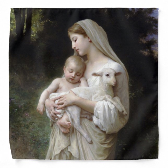 Innocence (Madonna and Child), Bouguereau Bandana (Front)
