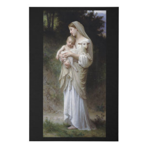 Innocence (Madonna and Child), Bouguereau Faux Canvas Print