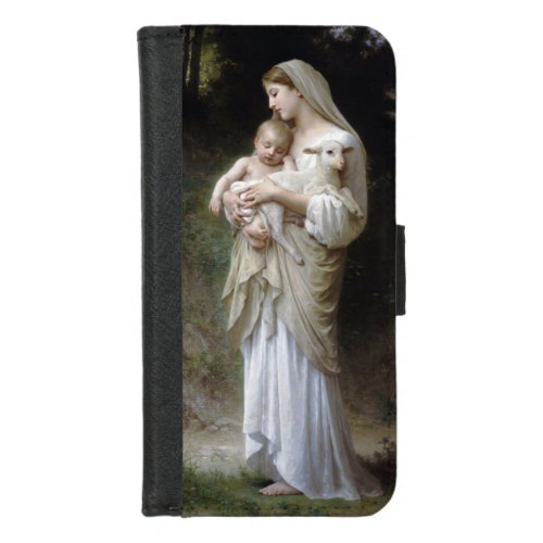 Innocence Madonna and Child Bouguereau iPhone 87 Wallet Case