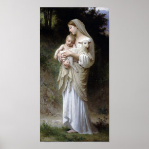 Innocence (Madonna and Child), Bouguereau Poster