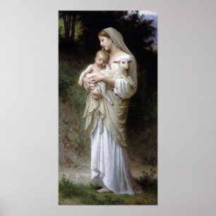 Innocence (Madonna and Child), Bouguereau Poster