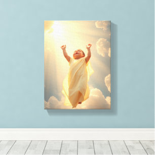 Innocence Soars - Premium Wrapped Canvas (Gloss) Print