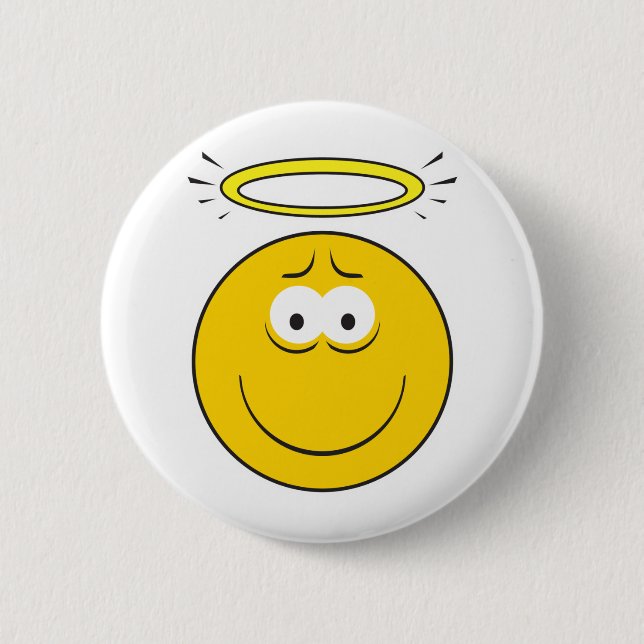 Innocent Angel Face Button (Front)