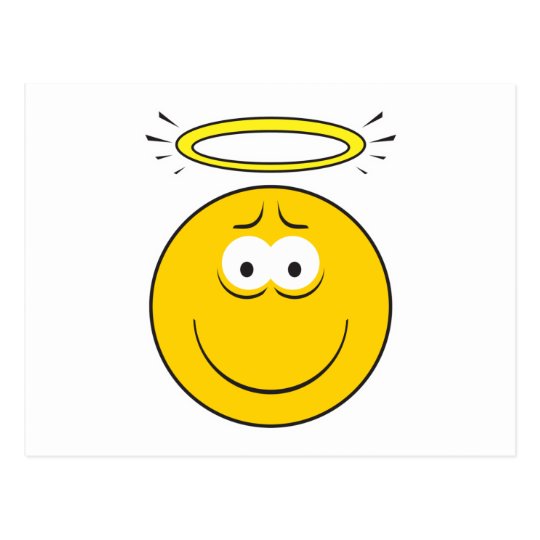 Innocent Angel Smiley Face Postcard
