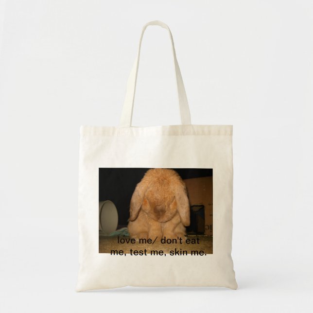 innocent  bunny tote bag (Front)
