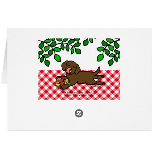 Innocent Chocolate Labrador Puppy (Back Horizontal)