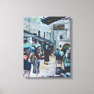 Innocent Eyes Of Old Jerusalem Canvas Print
