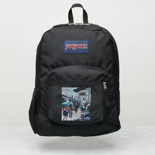 Innocent Eyes of Old Jerusalem JanSport Backpack (Front)