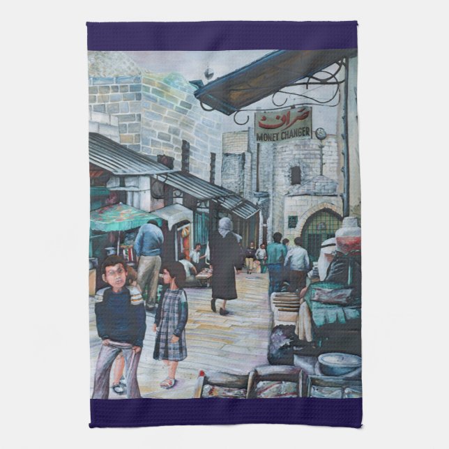 Innocent Eyes of Old Jerusalem Kitchen Towel (Vertical)