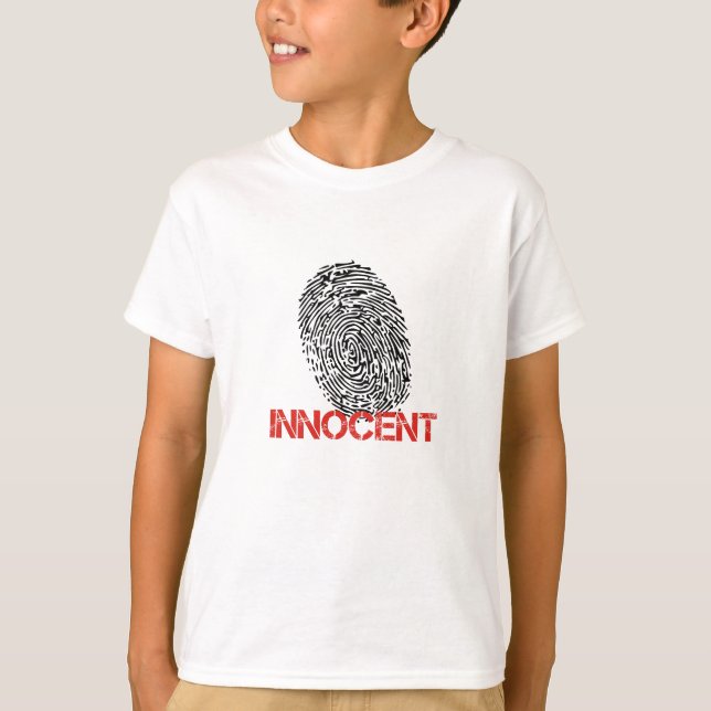 Innocent | Fingerprint Cool Graphic  T-Shirt (Front)