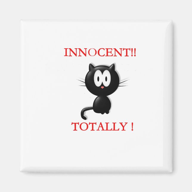 Innocent Kitty Magnet (Front)