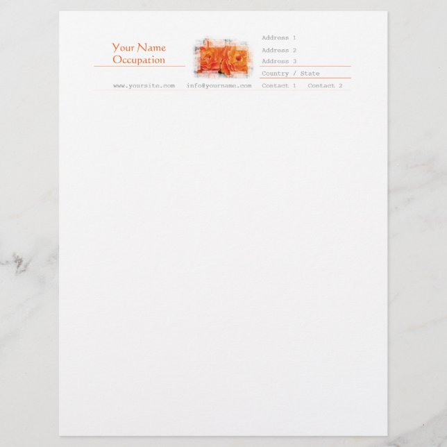 Innocent Orange Letterhead (Front)
