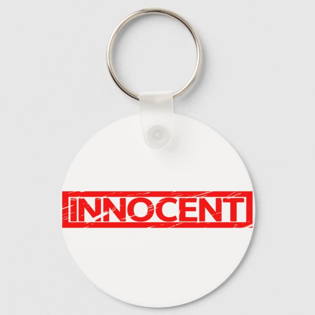 Innocent Stamp Keychain (Front)