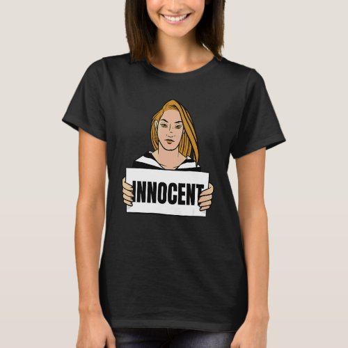 Innocent Woman Jail T_Shirt