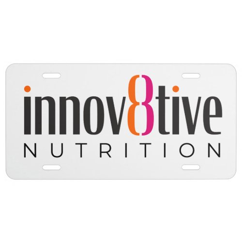 Innov8tive Nutrition License Plate