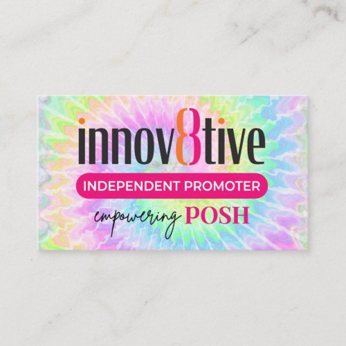 Innov8tive Posh tie dye business card design