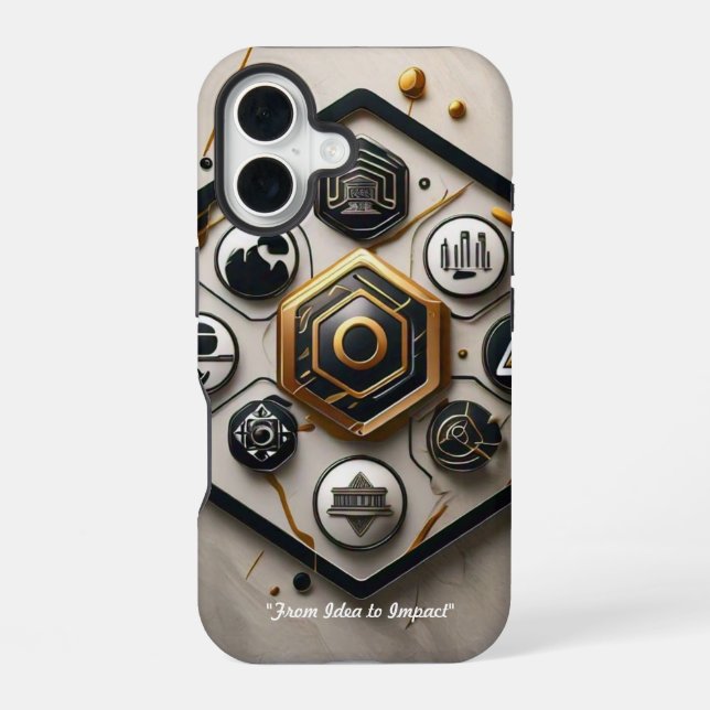 "Innovate, Disrupt, Repeat" Iphone Case (Back)