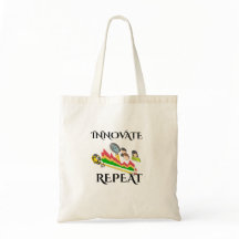 Innovate or repea– Motivational Tote Bag for Daily