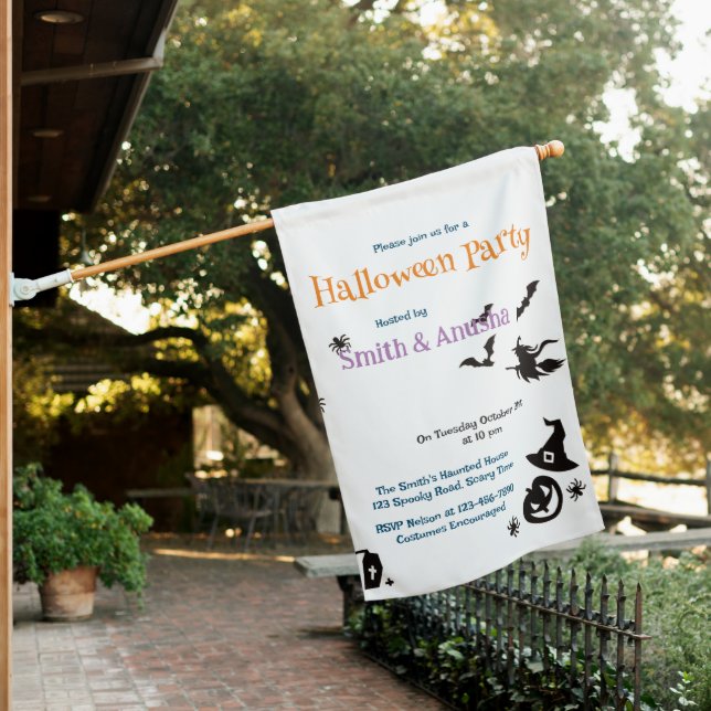 Innovation Adult Halloween Party  House Flag (In SItu)