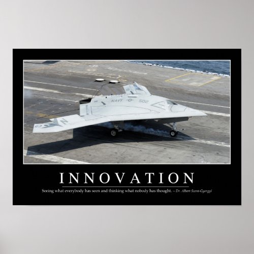 Innovation Inspirational Quote 1 Poster