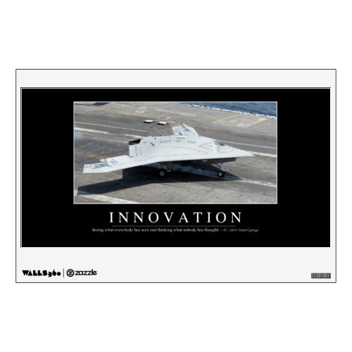 Innovation Inspirational Quote 1 Wall Sticker