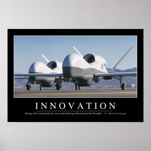 Innovation Inspirational Quote 2 Poster