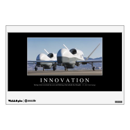 Innovation Inspirational Quote 2 Wall Sticker