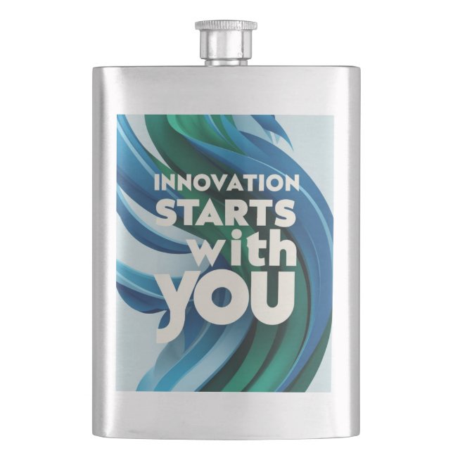 Innovation Starts With You option 2 Flask (Front)