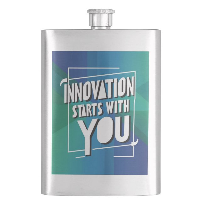 Innovation Starts With You option 3 Flask (Front)