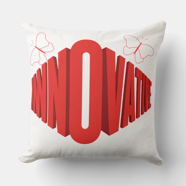 Innovation Throw Pillow (Front)