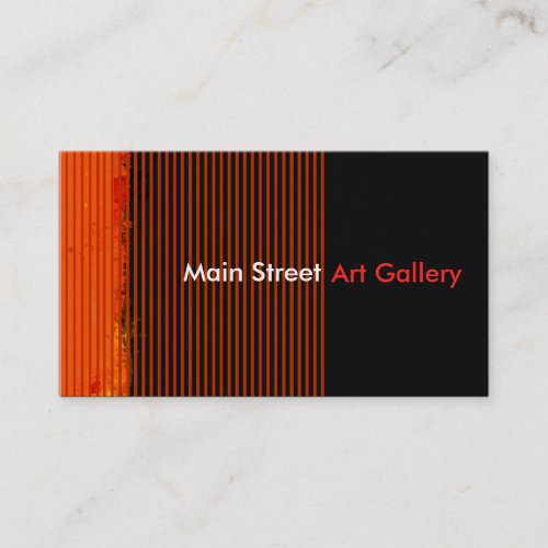 Abstract Art Gallery Business Cards