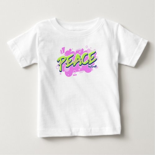 Innovative Peace_themed Apparel for All Ages Baby T_Shirt