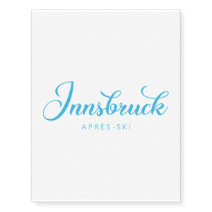 INNSBRUCK Apres-Ski Temporary Tattoos