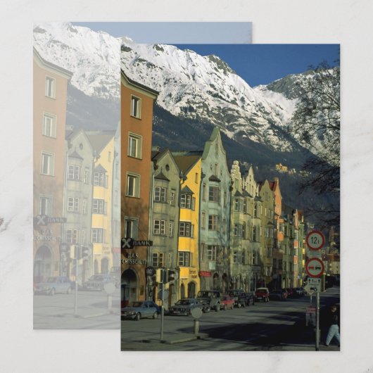 Innsbruck, Austria in Europe (Front/Back)