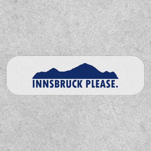 Innsbruck Austria Please Patch (Front)