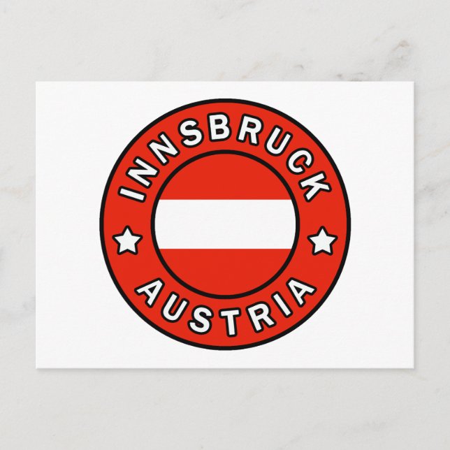 Innsbruck Austria Postcard (Front)