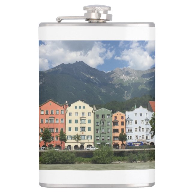 Innsbruck Austria’s city in Tyrol  Flask (Front)